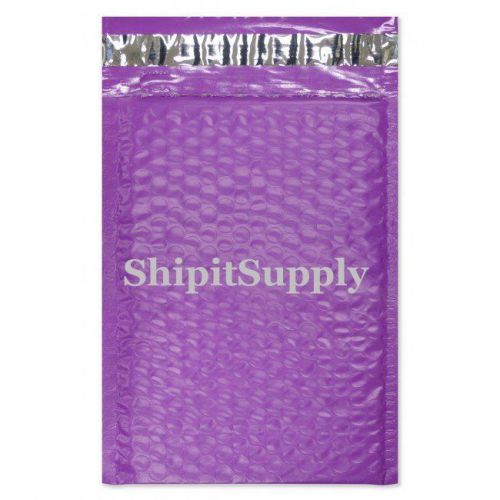 1-500 #000 4X8 ( Purple ) Color Bubble Padded Mailers 4.5x8 Extra Wide