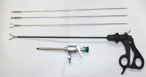 New Laparoscopy Maxi Grasper &amp; Insert Maryland, bowl and Endoclinch Free Trocar