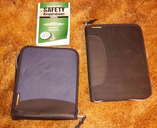 RoadPro - 3-Ring Zippered Binder W/ Log Sheets &amp; Deluxe Organizer + FMCSA Regs