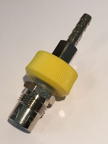 Med air diss body 1160 male x 1/4&#034; hose barb with knob &amp; check valve for sale