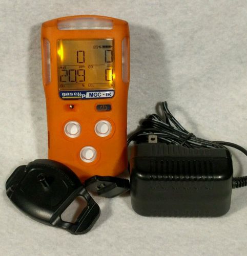 Gas clip technologies mgc-ir confined space meter. o2 co h2s lel warranty for sale