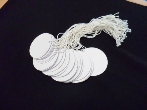 Swing Tags White Recycled Circle 50mm Dia Pack of 500 Code STWHCR
