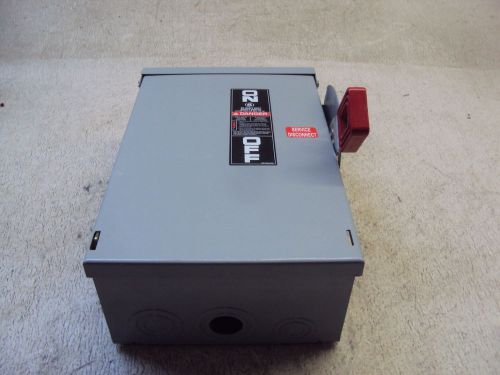 GENERAL ELECTRIC THN3361R SAFETY SWITCH MODEL 10 30A  USED