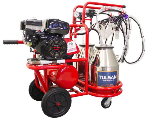 Portable Milking Machine/Classic Quad/Double Bucket/Gasoline/ by Tulsan (Goat)