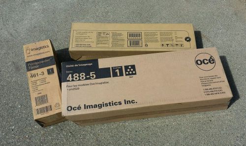 Oce Imagistics Black  Imaging Unit 488-5 + 361-3 Printpowder + VO57 Toner Bottle