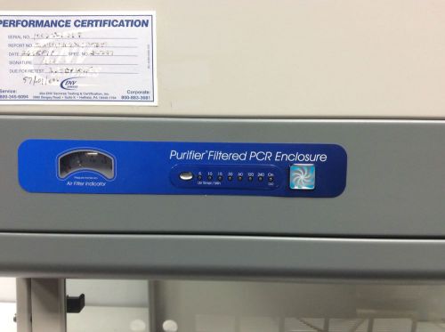 Labconco 3970305 3&#039; Purifier Filtered PCR Enclosure with UV Light, Bi-Fold Doors