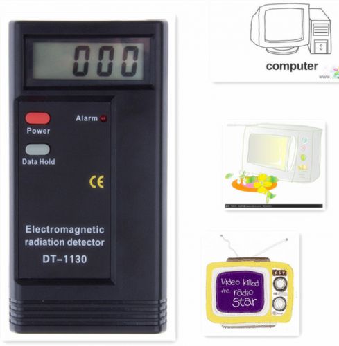 HOT Digital LCD Electromagnetic Radiation Detector EMF Meter Dosimeter Tester