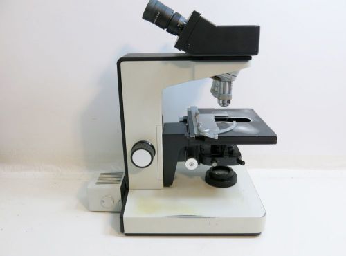 LEITZ LABORLUX K LAB MICROSCOPE 2 OBJECTIVE LENS, SLIDE OUT CONDENSER, STAGE n2