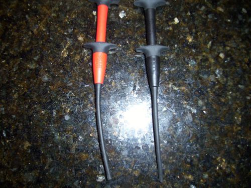 Pinhcer Test Probes, Black/Red, 1000 Volt AC/DC, Pair