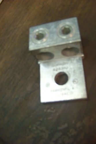NEW BURNDY  k2a31u MECHANICAL LUG 6 STR-350 KCMIL WIRE 1/2 INCH NIB