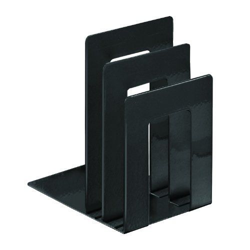 STEELMASTER Deluxe Bookend Sorter, 8.06 x 7 x 5 Inches, Black (241873S04)