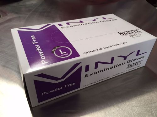 Janitorial Supplies Premium Vinyl Examination Gloves Powder Free - L