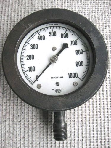 VTG SUPERGAUGE USG 19006-METAL-GLASS-STEAMPUNK