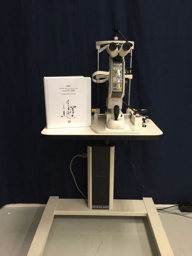 Refurbished nidek yc1600 ophthalmic yag laser w power table, manual &amp; warranty for sale