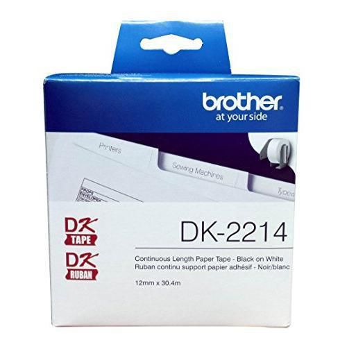Brother DK-2214 Continuous Length Tap (100 Feet, 0.47&#034; Wide) New