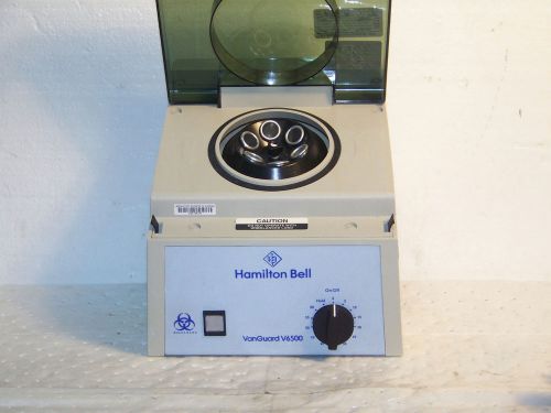 Hamilton bell vanguard v6500 centrifuge 6x15ml angled rotor, 3400 rpm for sale