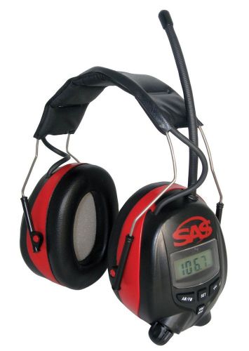 SAS Safety Digital AM/FM Radio Earmuffs! Electronic Hearing Protection MP3 iPod