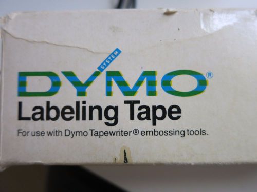 Dymo embossing tape  glossy orange 1/4&#034; x 12&#039; label labeling (one roll) 5206-04 for sale
