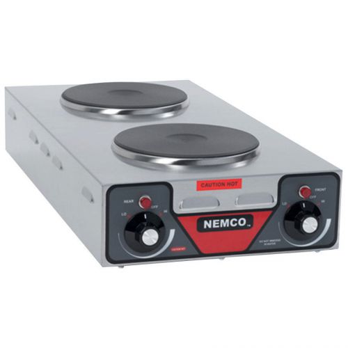 New Nemco - 6310-2 - 120V Horizontal Double Burner Hot Plate