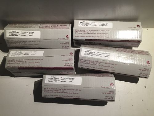 New lot of (5) general electric high pressure sodium lamps lu150/med/eco for sale