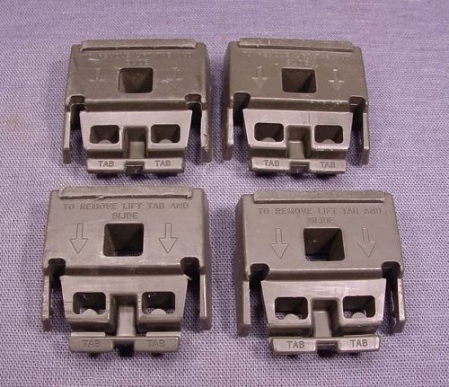 HP Agilent Hewlett Packard Test Equipment Snap on Feet Set of Four Dark Gray