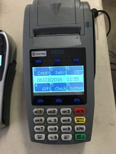 Firstdata fd50 with fd35 pin pad with emv for sale