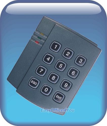 External rfid em4102 card reader waterproof wiegand 26 with keypad for sale