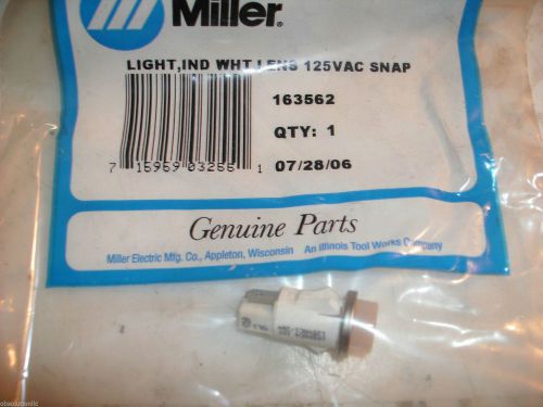 Miller 163562 LIGHT INDICATOR WHITE LENS 125 VAC SNAP