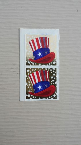 Envelope Stickers - Stars And Stripes Top Hat -- 2 Count