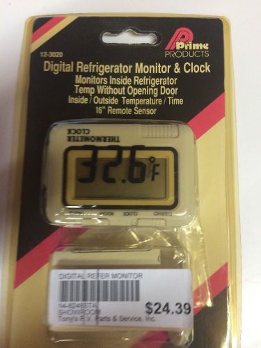 Digital Refrigerator Monitor And Clock