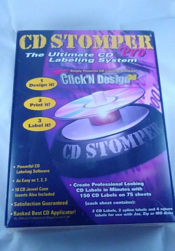 CD STOMPER PRO - THE ULTIMATE CD LABELING SYSTEM - SEALED NEW UNUSED