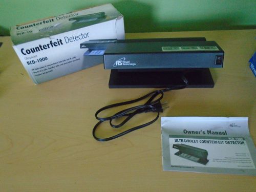 COUNTERFEIT DETECTOR ULTRAVIOLET RCS-1000 **USED**