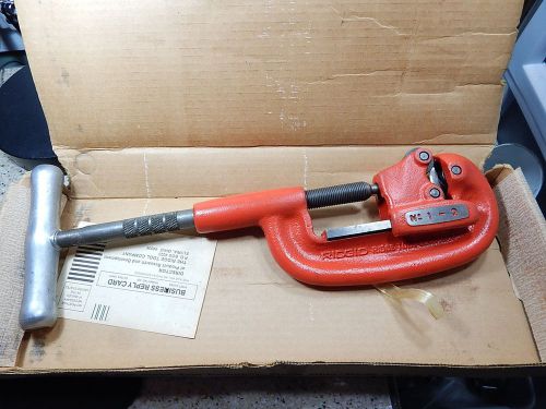 NEW! RIDGID HEAVY DUTY PIPE CUTTER NO 2A 1/8&#034; TO 2&#034; RIDGE TOOL Co. #1-2 USA