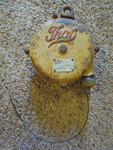 Vintage Thor Yellow Gravity Balancer No 0 Independent Pneumatic Tool Aurora Ill.