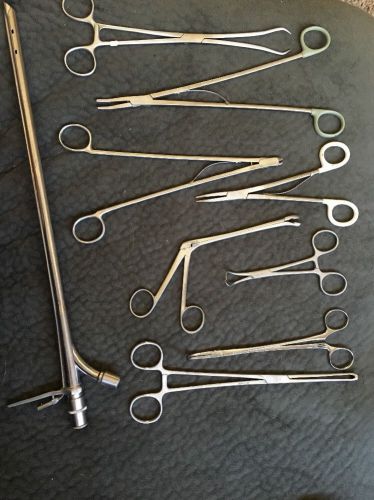 This Listing Is for (9) Surgical Tools.. ENDO-SURGERY, Bronchoscope..