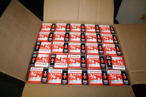 RAMSET CASE 50 BOXES 100 EACH 3/4&#034; LOW VELOCITY POWDER FASTENERS #1506 NEW NIB