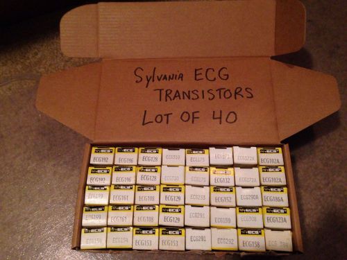 Lot Of 40 ECG Transistors NOS