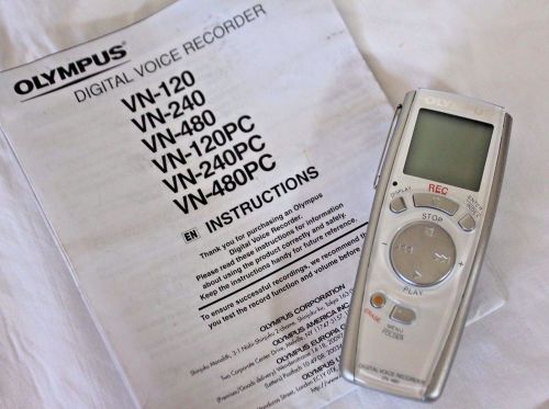 Olympus VN-480 Digital Voice Recorder Dictaphone FREE SHIPPING