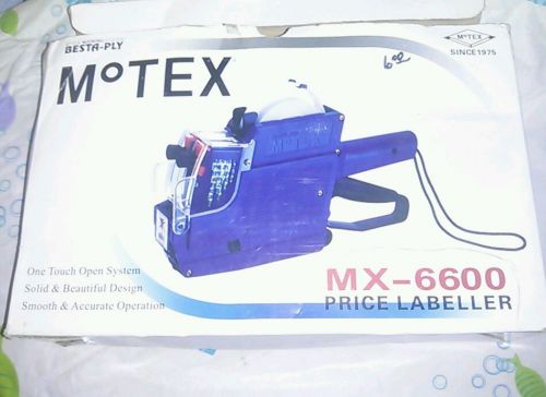 MOTEX MX6600 S-PLUS  LABEL PRICE MARKING GUN *NEVER USED*