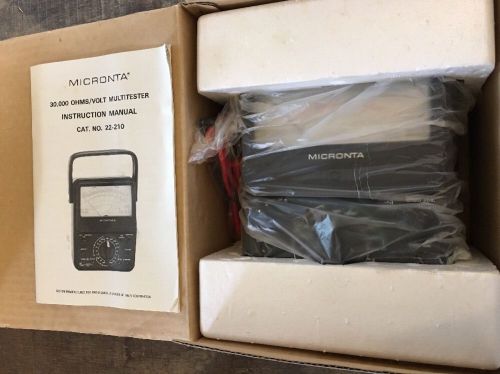 Micronta 22-210 21-Range Multi-Tester Radio Shack *****