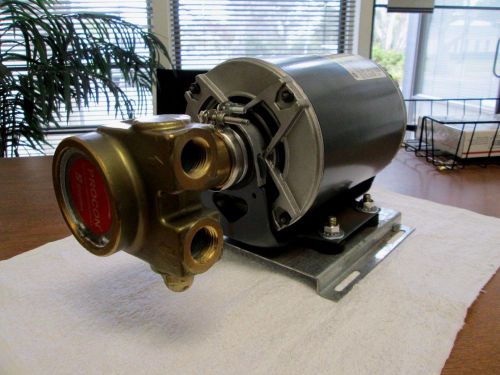 Procon pump kit with motor brass rotary vane pump 115 vac mtr 1/2hp 60hz 7.2a for sale
