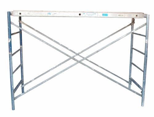 Spring-lock scaffolding w/ braces &amp; 3 aluminum trimmed (75lbs/sq.ft.) boards for sale