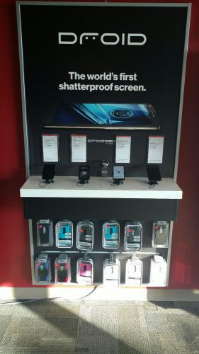 MOTOROLA STORE FIXTURE DISPLAY WITH SECURITY