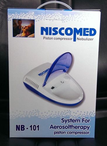 Niscomed Nebulizer System For Aerosoltherapy Piston Compressor, Nebulizer