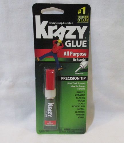 Krazy Glue All Purpose Precision Tip No Run Gel - Super Glue