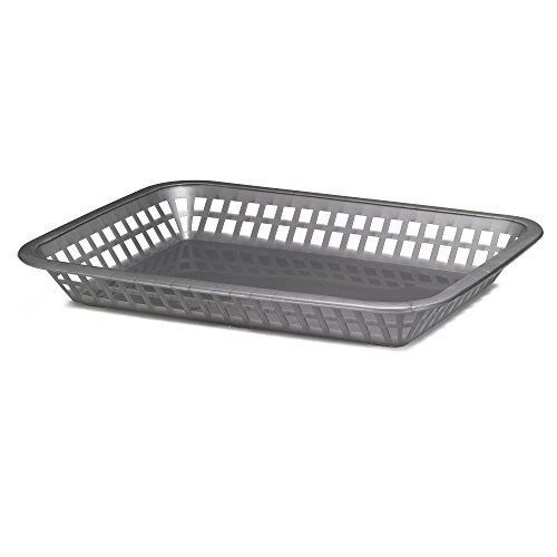 TableCraft 1077BK 10-3/4&#034; Black Grande Platter Basket - Dozen