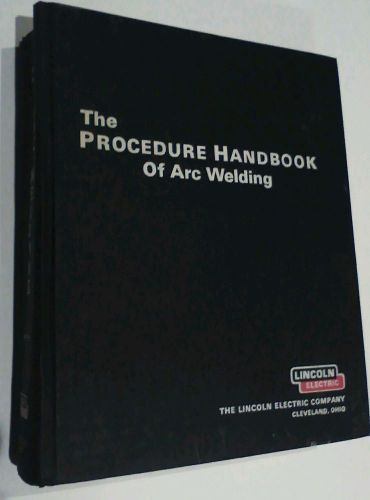 12th Ed 1973 Lincoln Electric Procedure Handbook of arc welding manual book
