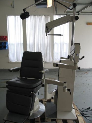 Haag-Streit 900 Slit Lamp, R-900 Goldmann Tonometer, Reliance 980 HFC Chair LOT