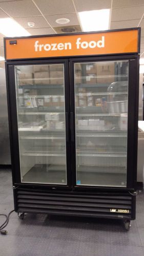 2012 true gdm-49f 2 door freezer ice cream display case merchandiser for sale