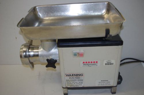 Hollymatic Commercial Meat Processor Grinder #32 - 2hp 220v